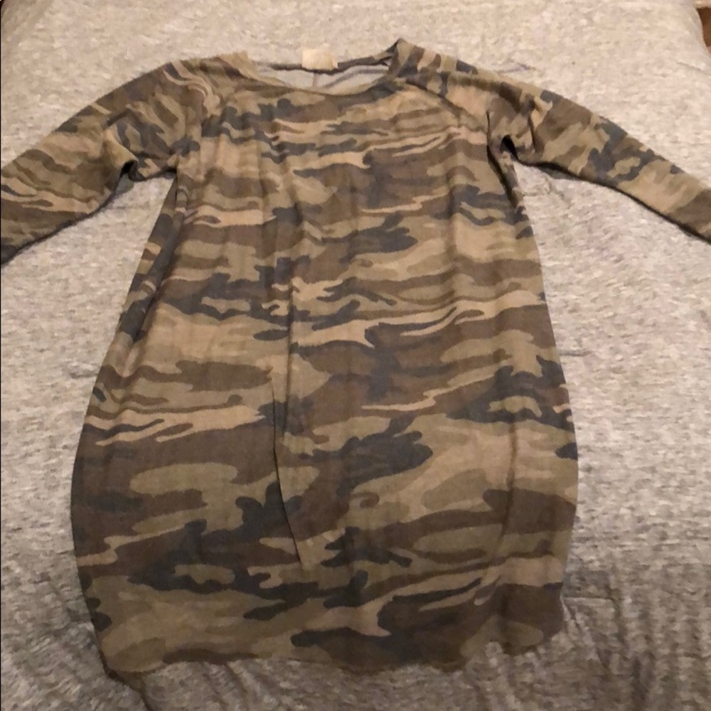 Cameo shirt dress